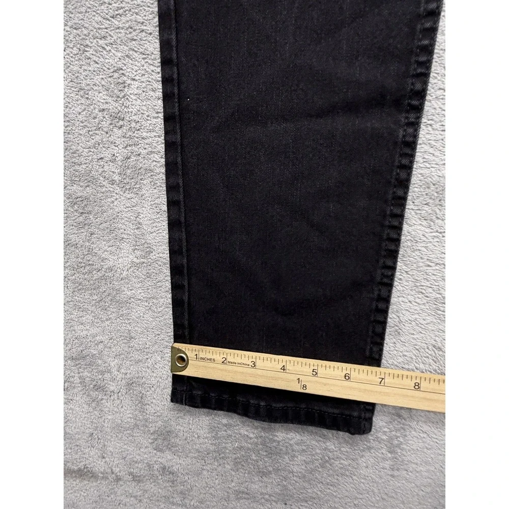 Levis 511 Jeans Mens Measured 34x29 Black Skinny Slim Denim‎ Zip Fly Stretch